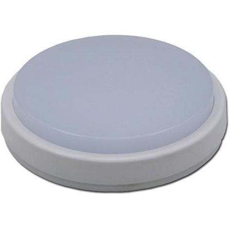 Applique Murale Blanche LED 8W IP65 Ronde - Blanc Froid - SILUMEN (1/5)