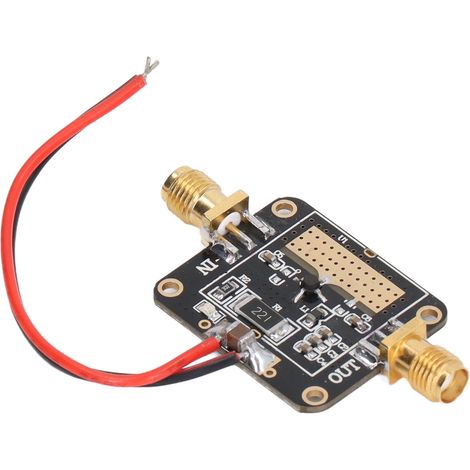 Module amplificateur RF à faible bruit, bande passante de 0,01 à 3 000 MHz, gain de 22 dB, alimentation 12 V CC pour radio. (1/5)