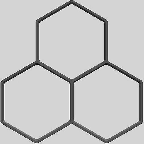 Moule à pavés pour allée de jardin à faire soi-même – Moules pour dalles de béton de taille moyenne (1/4)