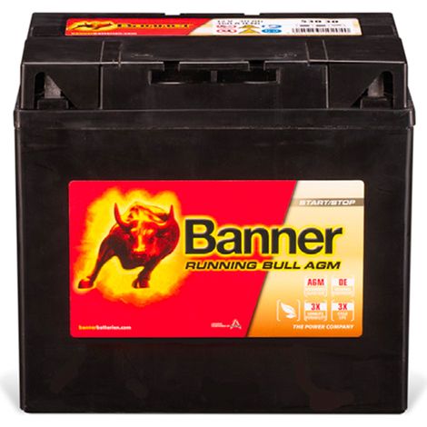 Batterie Running Bull AGM Banner 53030 12v 30ah 360A