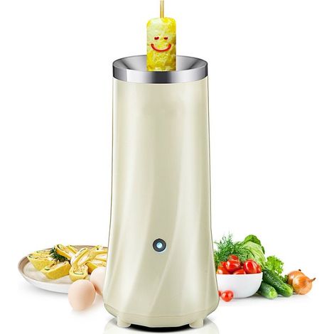 Appareil automatique pour rouleaux de printemps - Cuiseur à œufs - Machine à petit-déjeuner - Multifonctionnel - Antiadhésif - Machine à omelettes - Cuiseur à saucisses - Appareil à faire soi-même - R