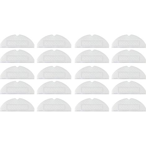 Lingettes de nettoyage jetables pour aspirateurs robots, lot de 20, lingettes de rechange pour Xiaomi Roborock S7 (1/5)