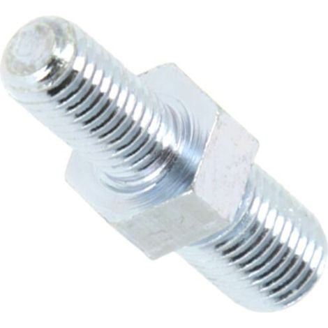 – Adaptateur double filetage pour débroussailleuse – Mâle Ø 10x1,25 / 8x1,25 mm – Métal résistant pour installation rapide