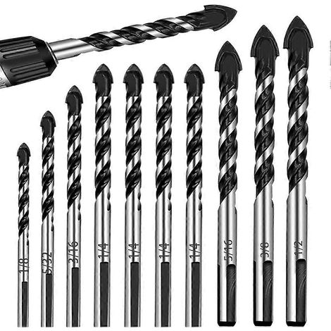 Steinbohrer-Set, professionelle Hartmetallbohrer, Set (1/8-1/2 Zoll)