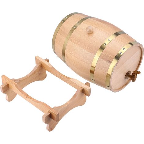 10-Liter-Weinfassspender aus Vintage-Holz für Whisky, Bourbon und Tequila (1/5)