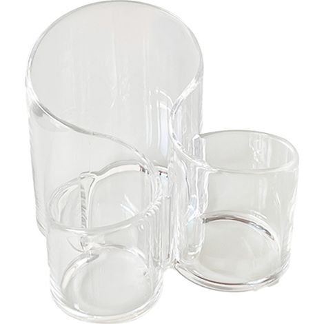 Organizer für Make-up-Pinsel aus transparentem Acryl, Aufbewahrungsbox für Kosmetikpinsel und Lippenstift (1/5)