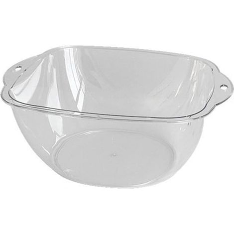 Bassine de lavage transparente portable - grande capacité (1/5)