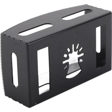 Lame de scie oscillante HSS pour fraise à rainurer rectangulaire, sûre pour boîtier électrique.