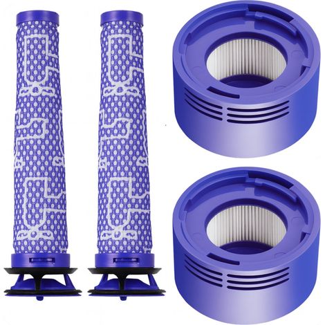 XL-Set HEPA-Vor- und Nachfilter, passend für Dyson V7 und V8, 96747801, Ersatzteil (1/3)