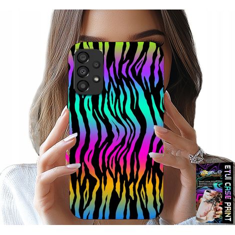 Coque pour Samsung Galaxy A53 5G - Motifs abstraits colorés + film protecteur (1/5)