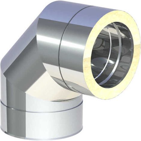 Coude 90° rigide inox  Ø 200 mm