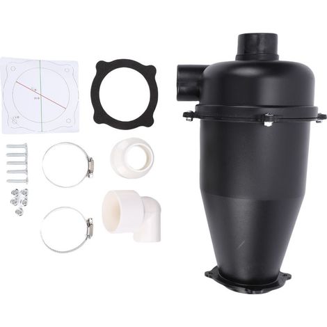 [Collecteur Séparateur Cyclone avec Joint] – Compatible Aspirateurs Multipropriété (Elbow, Joint + 14 Accessoires) (1/5)