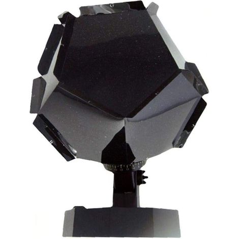 1set DIY Starry Sky Light Night Magic Planet Projecteur Terre Univers LED Lampe colorée Rotation Clignotant Star Kids bébé Noir (1/5)