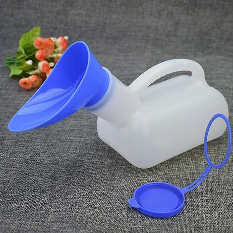 Toilettes portables homme/femme en plastique pour voiture, camping, randonnée, voyages en extérieur, urinoir de voyage pour longues distances (1/5)