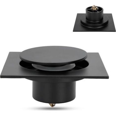 Lntyq Bouchon Lavabo, bouchon de baignoire universel avec bague d'étanchéité en silicone, anti-odeurs, résistant à la corrosion, bonde de douche -up de 50 mm/75 mm de diamètre. (1/5)