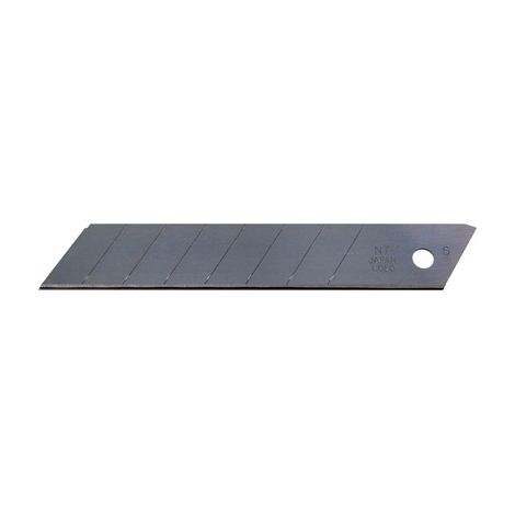 NT CUTTER LAMES NOIRES ULTRA TRANCHANTES DE 18 MM, 10 LAMES/PAQUET, 1 PAQUET (BL13P), 58 DEGRÉS
