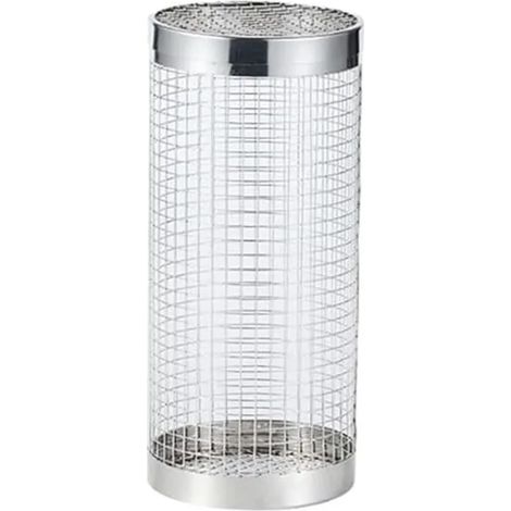 Panier à griller cylindrique en acier inoxydable, idéal pour le camping et les grillades au jardin, 20 x 9 cm (1/5)