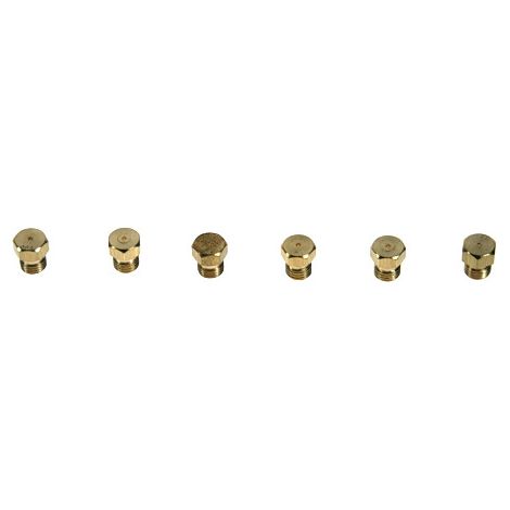 Kit injecteurs gaz butane 900351 pour Cuisinière BLUESKY, BSK, CLAYTON, EDSON, FAR, FORTEX, FUNIX, JETGAZ, LINETECH, ORLINE, PROLINE, SELECLINE, SOGELUX, SURFLINE, TECHNICAL, UNICLINE, WALTHAM, WELCO