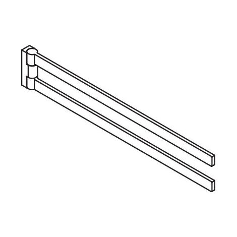 Porte-serviette main HEWI Sys 900 Q, th,