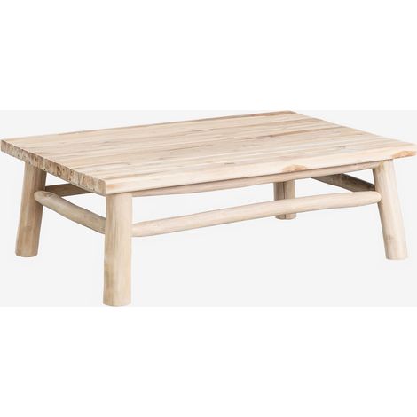 Mesa de Centro Rectangular en Madera de Teca (120x80 cm) Narel SKLUM             