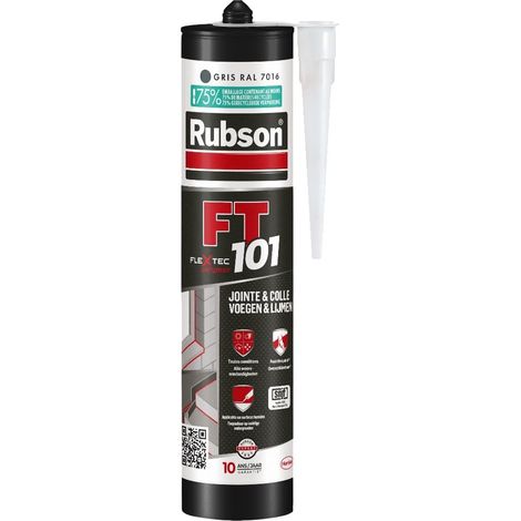 Mastic FT 101 Joint Fissure & Colle RAL 7016 (cartouche 280 ml) - Mastic polyvalent tous matériaux - Étanche & résistant (1/5)