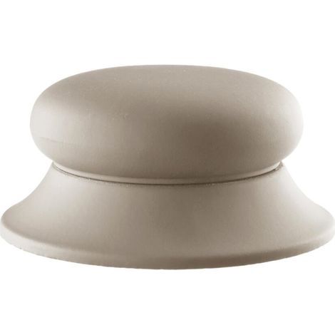 Silikonbeschichteter Griffknopf universal beige für hitzebeständigen gläsernen Deckel