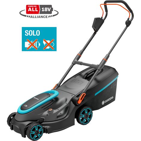GARDENA Tondeuse PowerMax 37/36V POWER FOR ALL. 350 m². Largeur de coupe 37 cm. Batterie Li-Ion. Sans batterie. (14638-55) (1/5)