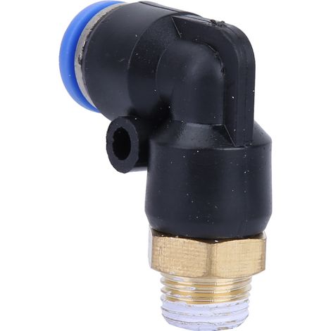 Buse CO2 pour machine de découpe laser, vanne de gaz laser (tuyau d'air 6 mm diamètre du filetage 9,7 mm non réglable) (1/5)