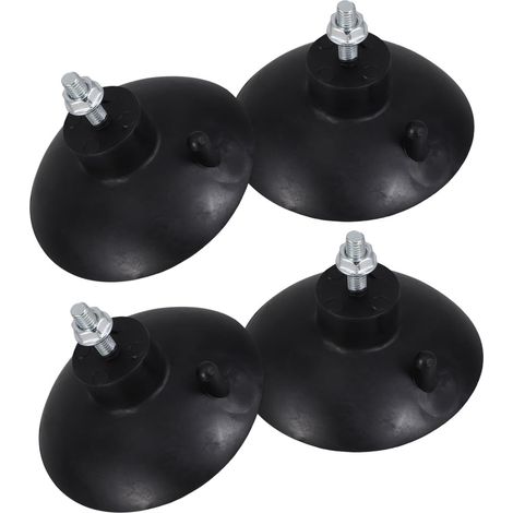 Pieds à ventouses antidérapants M6, lot de 4, avec vis et écrou bride (1/5)
