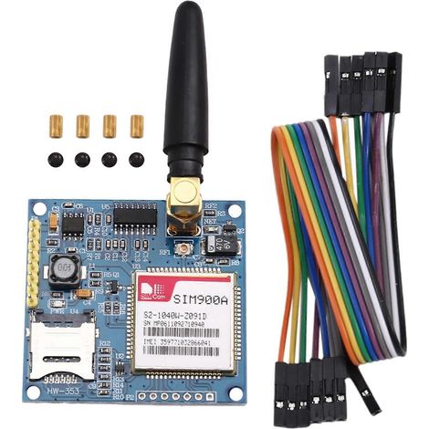 SIM900A SIM900 MINI V4.0 Module d'extension de transmission de données sans fil GSM/GPRS avec antenne pour Arduino (1/5)