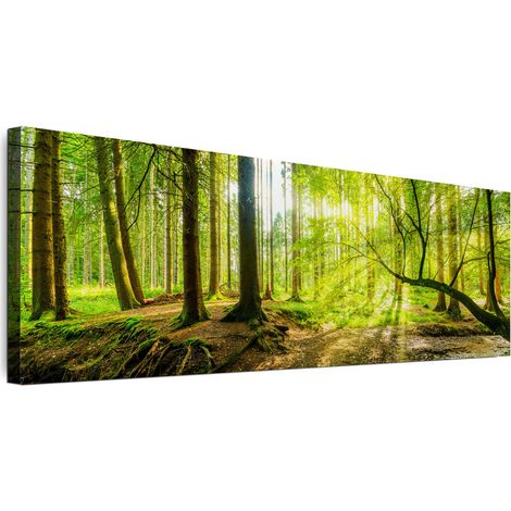 Quadro su tela italiana 120 x 40 cm - stile eclettico - natura Quadro su tela italiana 135 x 45 cm - stile eclettico - natura (1/5)