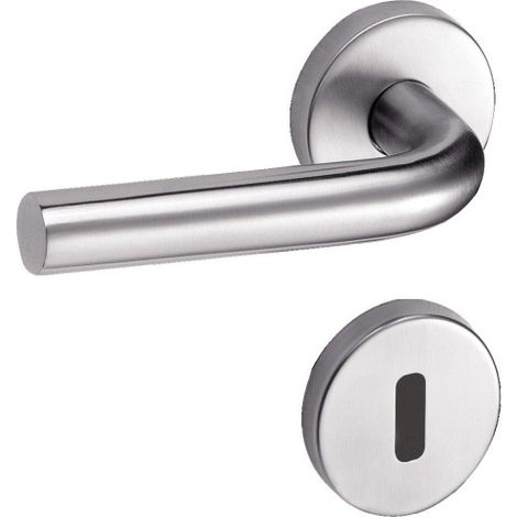 Rosace ronde inox satiné - Clé L - Linox - La paire - Vachette