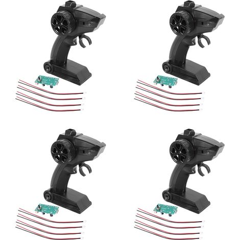 4X 2.4G4 CanauxSans Télécommande Transmetteur Receveur Radio Télécommande ÉMetteur avec Carte Réceptrice pour Les Voitures TélécommandéEs (1/5)
