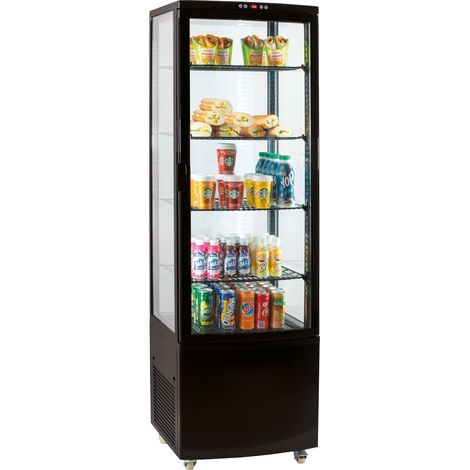 Refrigerador Casselin cvr235ln 235 litros negro ventilado