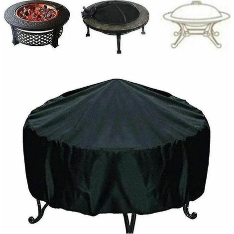 Housse imperméable pour foyer extérieur, protection UV, abri pour barbecue, housse pour mobilier de jardin (75 x 30 cm) (1/5)
