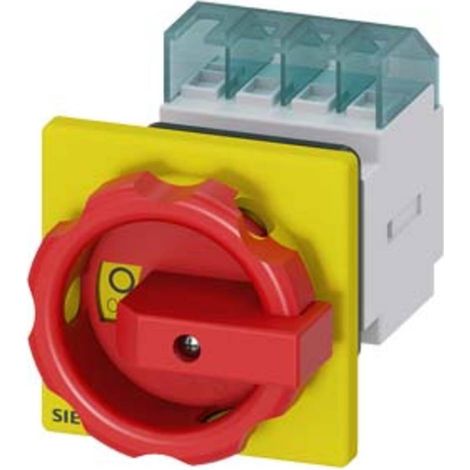 Interruttore-sezionatore Rosso, Giallo 3 poli 6 mm² 16 A 690 V/AC Siemens 3LD20540TK53 (1/3)
