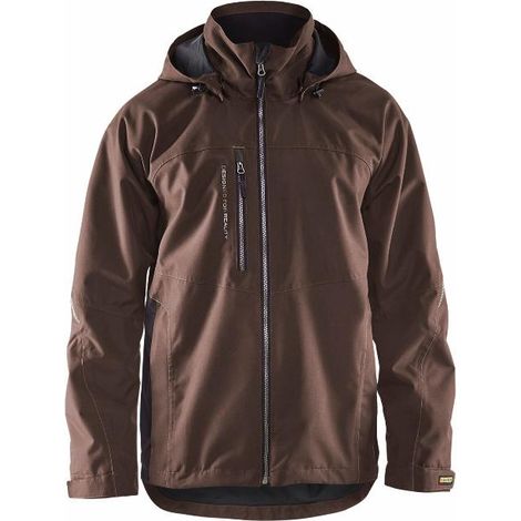 Giacca Hardshell BLAKLADER idrorepellente T.4XL - MARRONE/NERO - 479019777899-4XL (1/2)