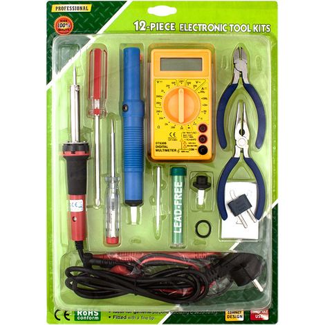 Nimo Kit Saldatore 30W Argento per Fai-da-te