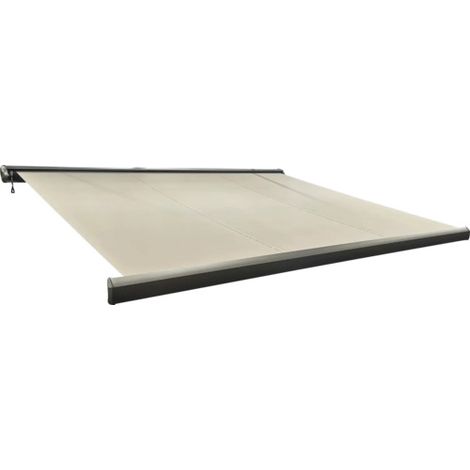 [GEBRAUCHT] B-Ware Sonnino Kassettenmarkise Markise Sonnenschutz 5x3 Stoff Obravia Beige Gestell745