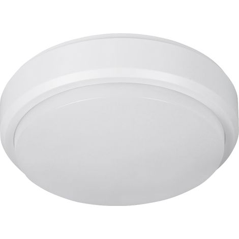 MÜLLER-LICHT LED-Wand- und Deckenleuchte 20300538, 8W, 650 lm, 4000K, IP54, Bewegungsmelder, rund (1/4)