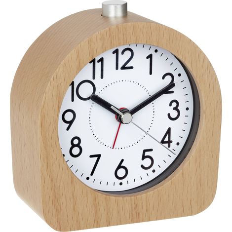 TFA Dostmann 60.1038.05 à quartz Réveil hêtre Heures de réveil 1 (1/4)