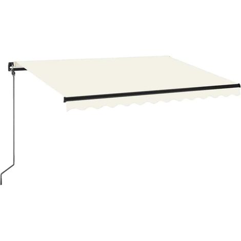 Maison Exclusive - Markise Manuell Einziehbar mit LED 350x250 cm