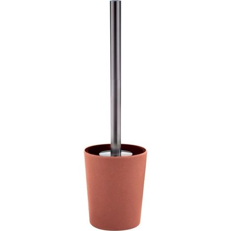 Brosse Wc avec support Fibres de Bambou TAKEO Terracotta Spirella (1/2)