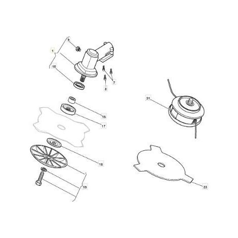 DC-KOPF D.24 ART. ORIGINAL STIGA – 4252770