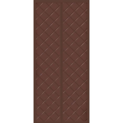 Rideau de porte isolant thermique en coton épais, insonorisé, couleur café, lot de 95 x 205 cm (1/5)
