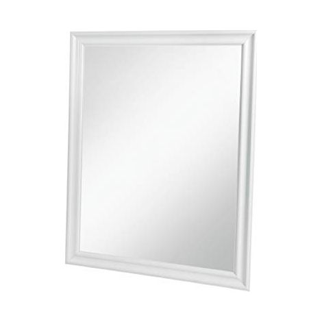 Miroir Mural Misure: l. 58,5 x p. 2 cm x h. 78,5 cm Misure Specchio: l. 50 x h. 70 cm Colore: Bianco Laccato (1/3)