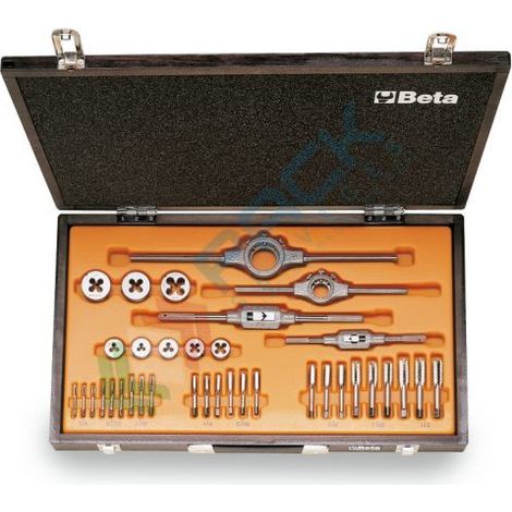 Assortimento maschi e filiere acciaio al cromo passo whitworth beta 446asw/c36 - 36 (1/2)