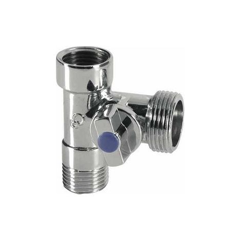 3-Wege Durchgangsventil 1/2"x1/2"x3/4"
