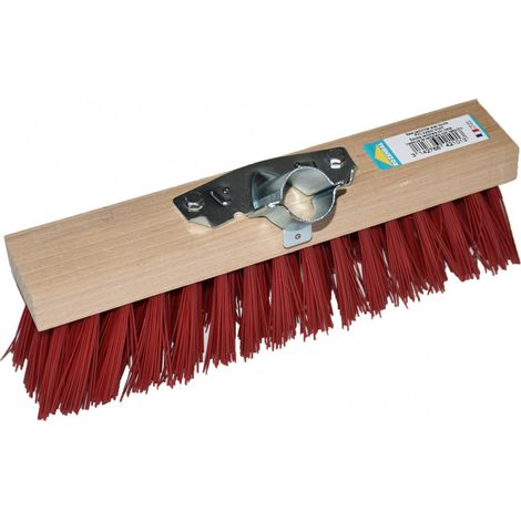Balai Cantonnier Pvc 30cm Balai Robuste Extérieur, Fibres Pvc Résistantes - Rozenbal