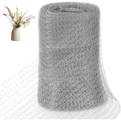 Grillage Anti Rongeur, 12Mx12.7CM Maille en Acier Inoxydable Filet de Treillis Métallique Contre Escargot Oiseaux Anti-Limaces (1/5)